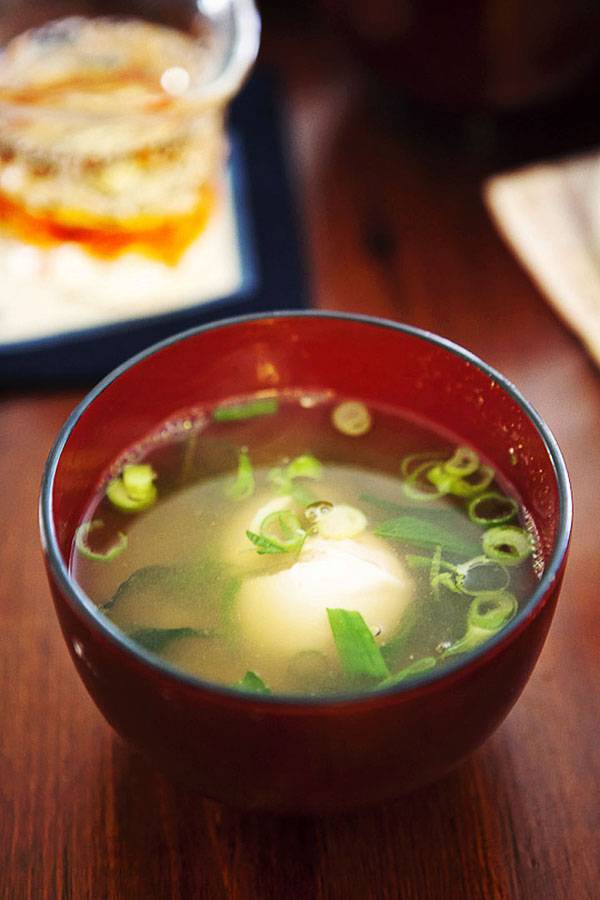Miso Soup with Poached Egg | Who Does the Dishes