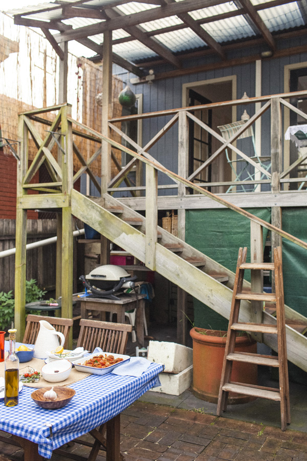 Mrs Mulberry and Mr K have recreated their very own greek style fisherman's cottage in their Sydney home