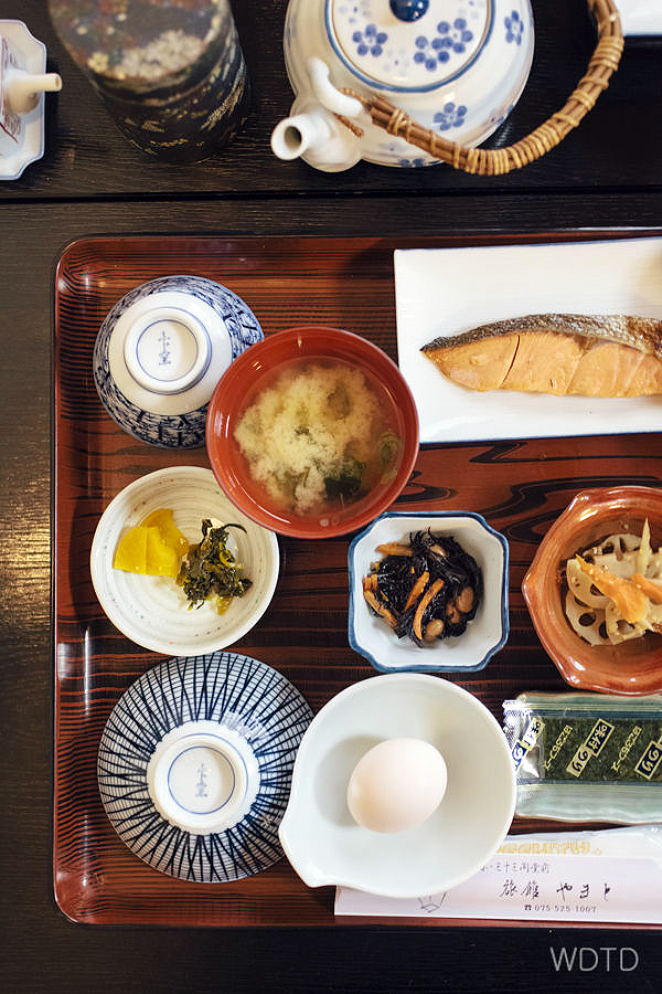 Breakfast at the ryokan