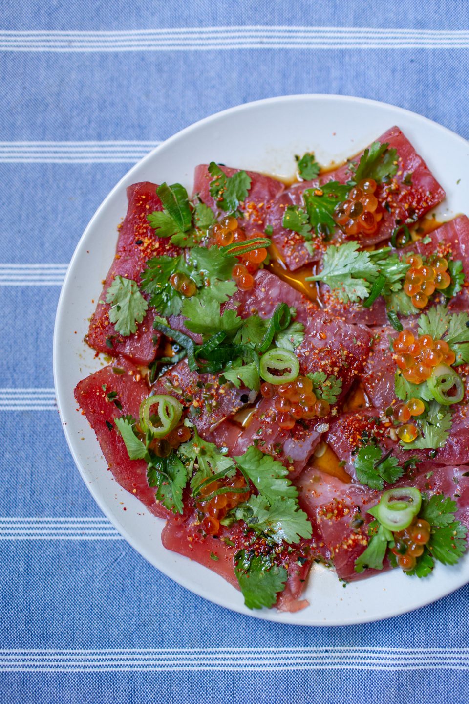 Tuna Crudo Who Does the Dishes